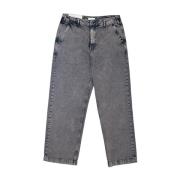 Japan Marmo Stone Wol Jeans Amish , Gray , Heren