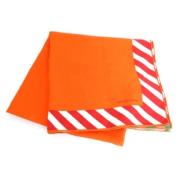 Pre-owned Fabric scarves Hermès Vintage , Orange , Dames