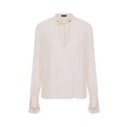 Stijlvolle Blouse Elisabetta Franchi , Yellow , Dames