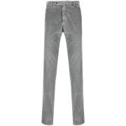 Corduroy Katoenen Broek met Zakken PT Torino , Gray , Heren