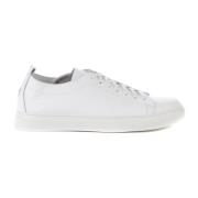 Witte Leren Sneaker, Gemaakt in Italië Henderson , White , Heren