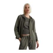 Dames Zip-Up Sweatshirt in effen kleur Liu Jo , Green , Dames