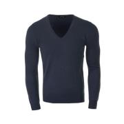 Eenvoudige V-Hals Trui Antony Morato , Blue , Heren