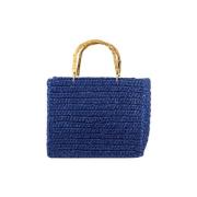 Tote Bags Chica London , Blue , Dames