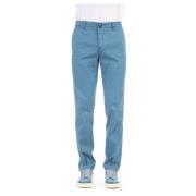 Clear Blue Chino Broek Jacob Cohën , Blue , Heren