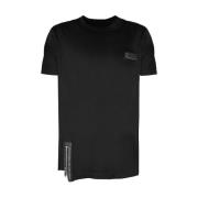 T-shirt met rits en stijlvolle details Les Hommes , Black , Heren