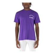Stijlvolle katoenen T-shirt Nahmias , Purple , Heren