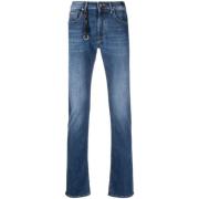 Comfort Denim Slim-fit Jeans Incotex , Blue , Heren