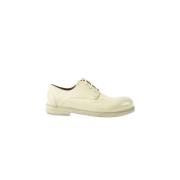 Gele Leren Derby Schoenen Marsell , Yellow , Dames