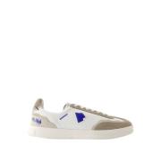 Witte Leren Sneakers - Ronde Neus Ader Error , White , Heren