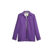 Lange Vest met Bandjes Jacquemus , Purple , Dames