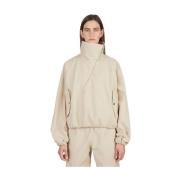 Speels Asymmetrisch Track Jacket JW Anderson , Beige , Dames