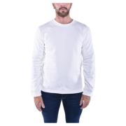 Crewneck Sweatshirt met Logo Dondup , White , Heren