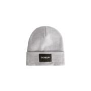 Logo Wollen Hoed Dondup , Gray , Heren