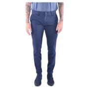 Navy Blauwe Herenbroek Re-Hash , Blue , Heren