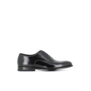 Zwarte Oxford Platte Schoenen Doucal's , Black , Heren