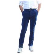 Cargo Velours Broek Mason's , Blue , Heren