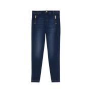 Hoge taille skinny jeans met ritssluiting Liu Jo , Blue , Dames