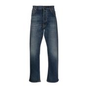 Straight Jeans Haikure , Blue , Heren