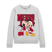 Mickey Minnie Kissmas Crewneck Sweater MC2 Saint Barth , Gray , Dames