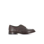 Donkerbruine Leren Schoenen Tricker's , Brown , Heren