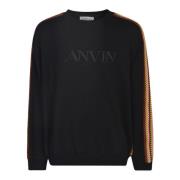Zwarte Sweaters voor Heren Lanvin , Black , Heren