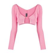 Pralu Gebreid Jacquemus , Pink , Dames