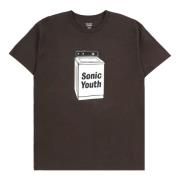 Katoenen T-shirt met print Pleasures , Brown , Heren