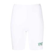 Witte Biker Shorts Sporty & Rich , White , Dames