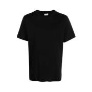 Hertz T-Shirt - Stijlvol Ontwerp Dries Van Noten , Black , Heren