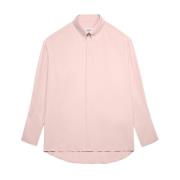 Poederroze Oversized Shirt Ami Paris , Pink , Heren