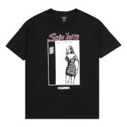 Katoenen Print T-shirt Pleasures , Black , Heren