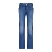 Tijdloze Slim-Fit Jeans voor Heren Jacob Cohën , Blue , Heren