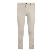 Slim Fit Chino Broek Re-Hash , Beige , Heren