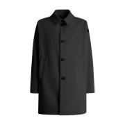 Single-Breasted Coats RRD , Black , Dames