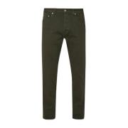 Donkergroene Katoenen Jeans voor Heren Liu Jo , Green , Heren