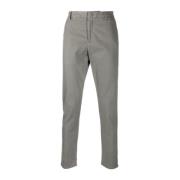 Taupe Grey Slim-Cut Chinos Dondup , Gray , Heren