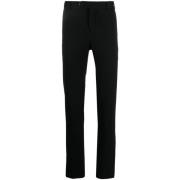 Stretchbroek van katoen en wol PT Torino , Black , Heren