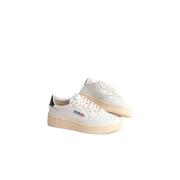 Witte Lage Basket Sneakers Autry , White , Dames