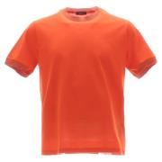 Klassiek T-Shirt Herno , Orange , Heren