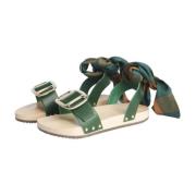 Flat Sandals Jejia , Green , Dames
