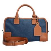 Pre-owned Denim handbags Loewe Pre-owned , Blue , Dames