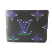 Pre-owned Canvas wallets Louis Vuitton Vintage , Black , Dames