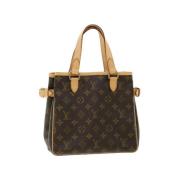 Tweedehands Brunt Lerret Louis Vuitton Batignolles Schoudertas Louis V...