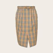 Pre-owned Cotton bottoms Burberry Vintage , Beige , Dames