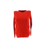 Pre-owned Silk tops Louis Vuitton Vintage , Red , Dames