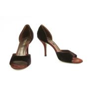 Pre-owned Velvet heels Sergio Rossi Pre-owned , Red , Dames