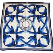 Pre-owned Silk scarves Burberry Vintage , White , Dames