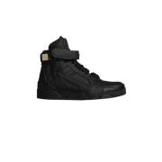 Pre-owned Leather sneakers Givenchy Pre-owned , Black , Dames