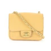 Tweedehands Schoudertas Chanel Vintage , Beige , Dames